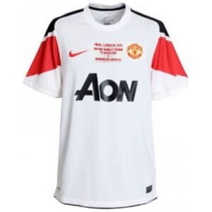 Mens Manchester United Retro Away Champions League Jersey 2010/11