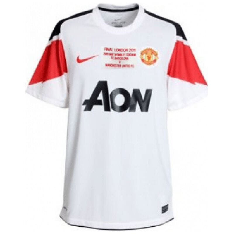 Mens Manchester United Retro Away Champions League Jersey 2010/11