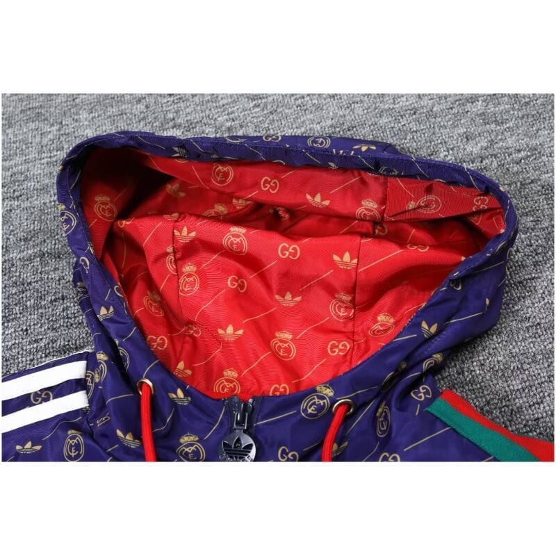 Mens Real Madrid x Gucci All Weather Windrunner Jacket Royal 2023/24