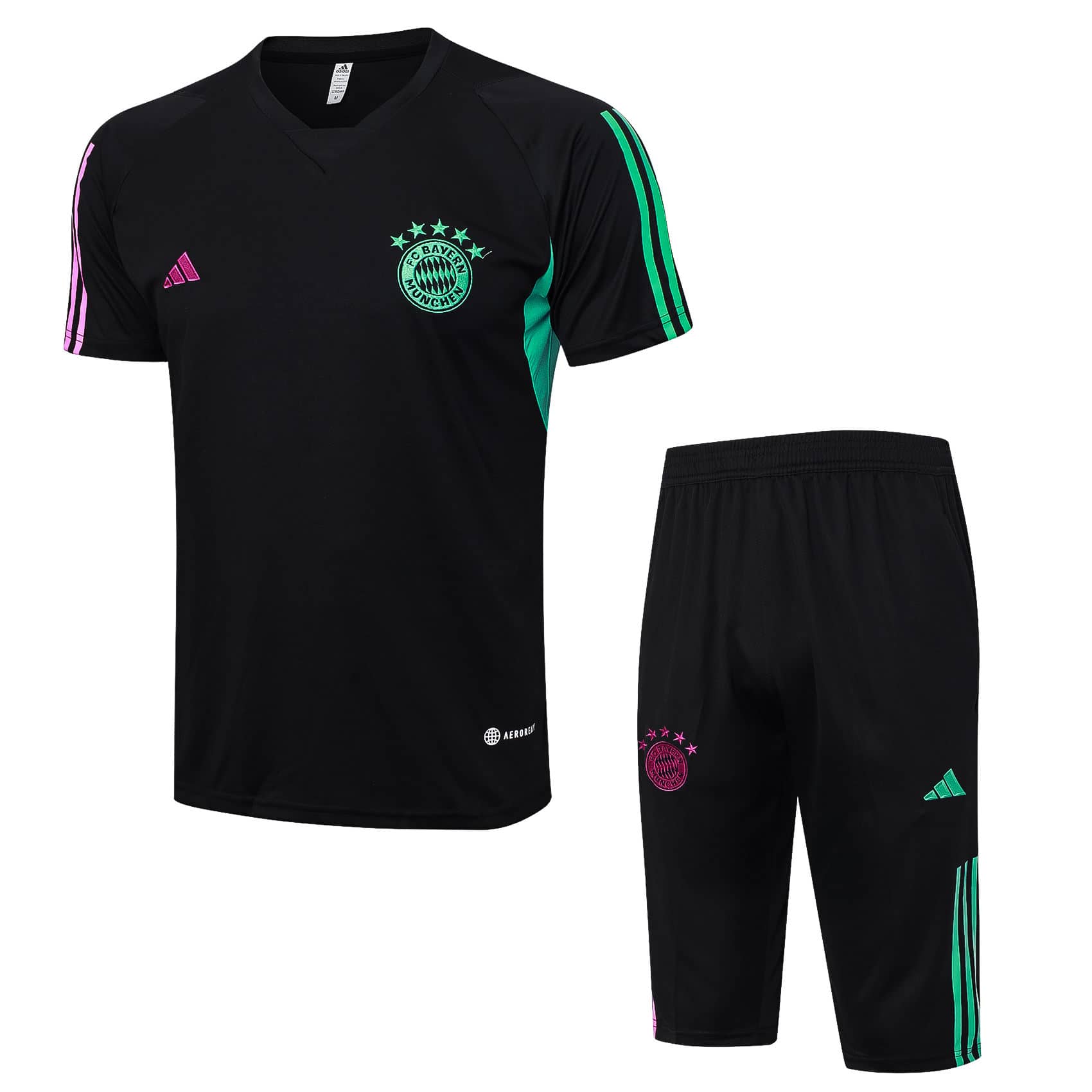 Mens Bayern Munich Short Training Suit Black 2023/24