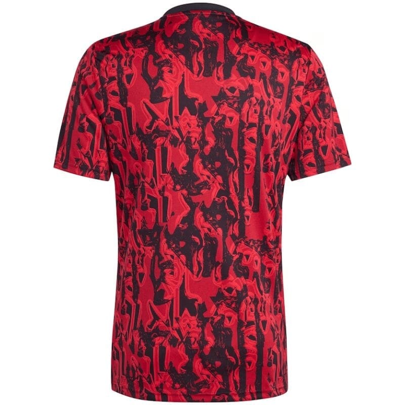 Mens Manchester United Short Training Jersey Red 2023/24