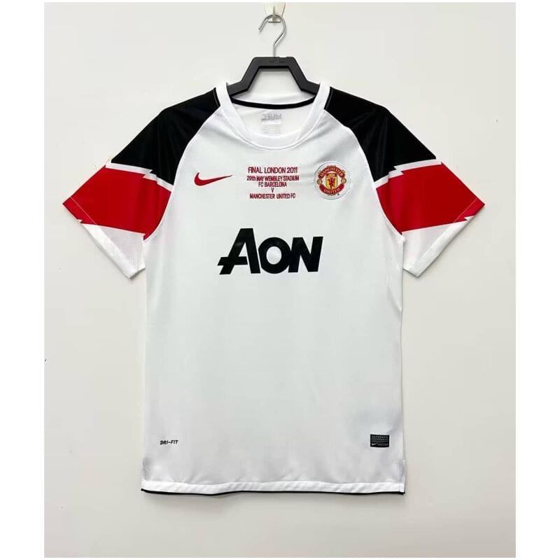 Mens Manchester United Retro Away Champions League Jersey 2010/11