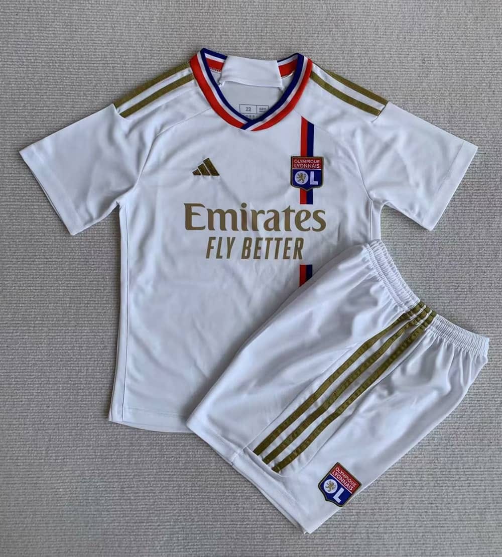 Kids Olympique Lyonnais Home Jersey 2023/24