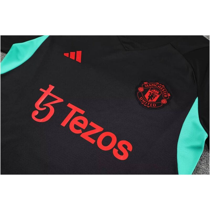 Mens Manchester United Short Training Suit Black II 2023/24