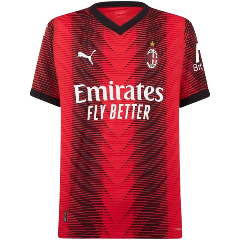 Mens AC Milan Authentic Home Jersey 2023/24 – Match