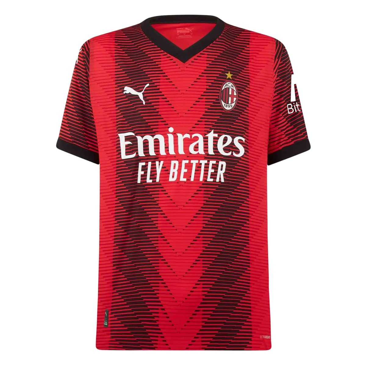 Mens AC Milan Authentic Home Jersey 2023/24 – Match