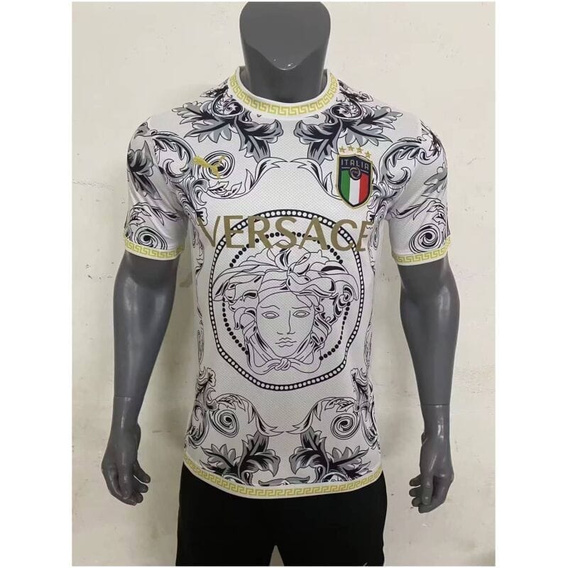 Mens Italy x Versace Special Edition Jersey White 2023