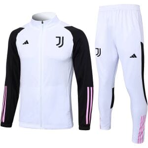 Mens Juventus Jacket + Pants Training Suit White 2023/24