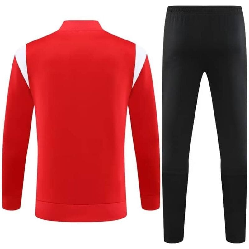 Mens AC Milan Jacket + Pants Training Suit Red 2023/24