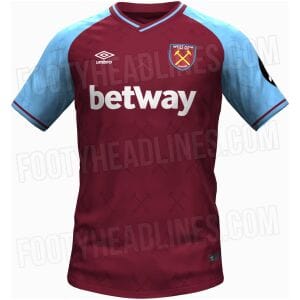 Mens West Ham United Home Jersey 2023/24