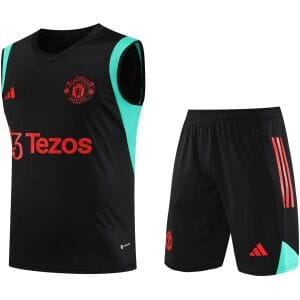 Mens Manchester United Singlet Suit Black II 2023/24