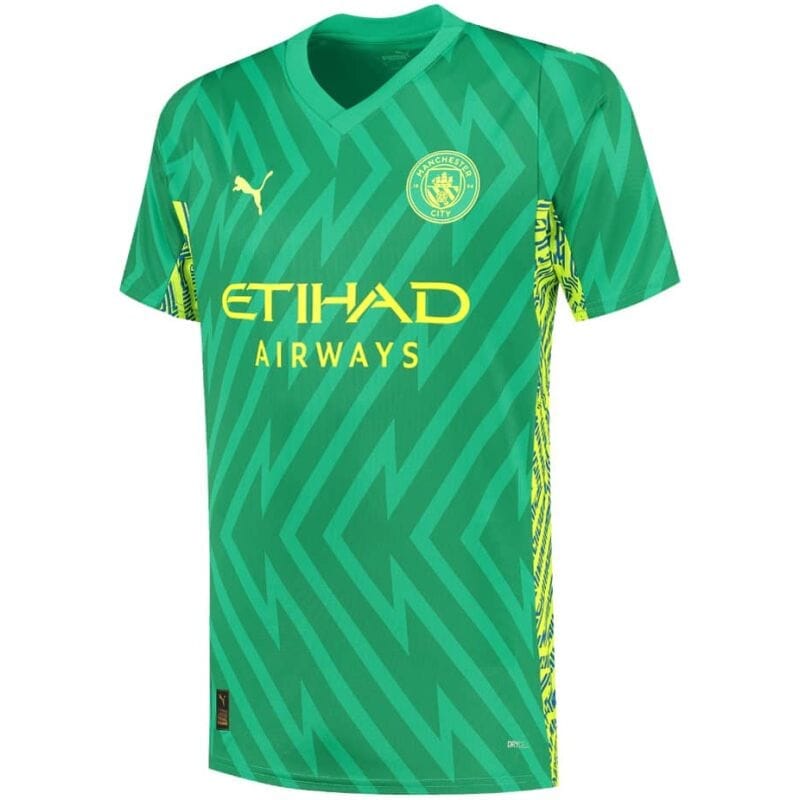 Mens Manchester City Goalkeepr Green Jersey 2023/24