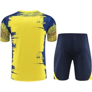 Mens Barcelona Short Training Suit Yellow 2023/24