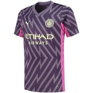 Mens Manchester City Goalkeepr Purple Jersey 2023/24