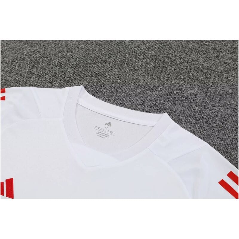 Mens Manchester United Short Training Suit White 2023/24