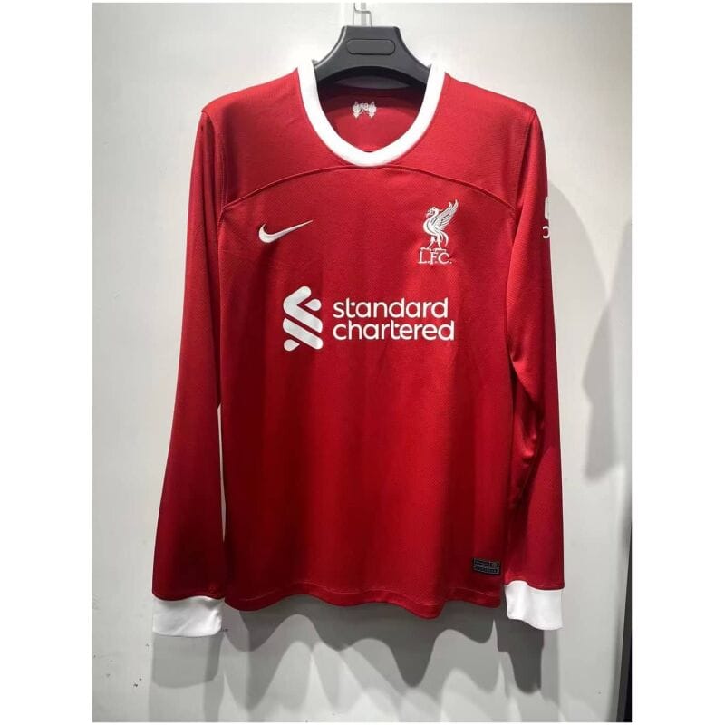 Mens Liverpool Home Jersey Long Sleeve 2023/24