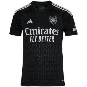 Mens Arsenal Goalkeeper Black Jersey 2023/24