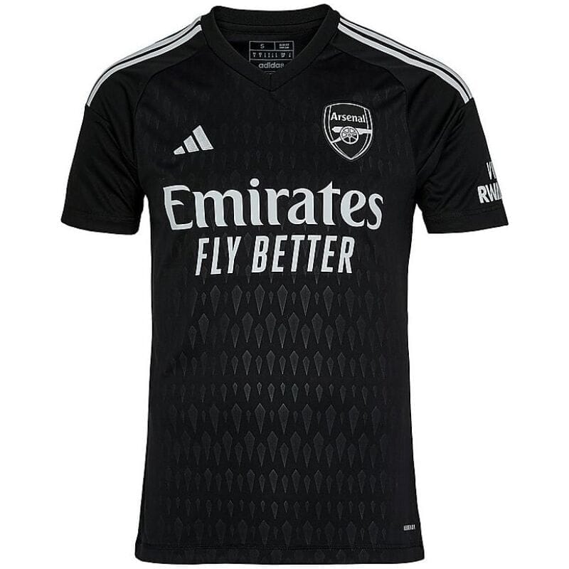 Mens Arsenal Goalkeeper Black Jersey 2023/24