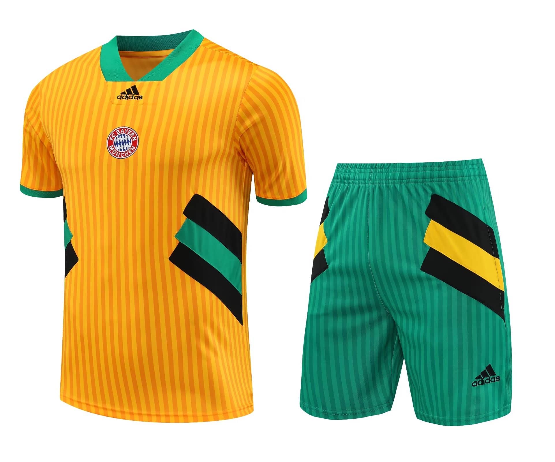 Mens Bayern Munich Short Training Suit Yellow 2023/24