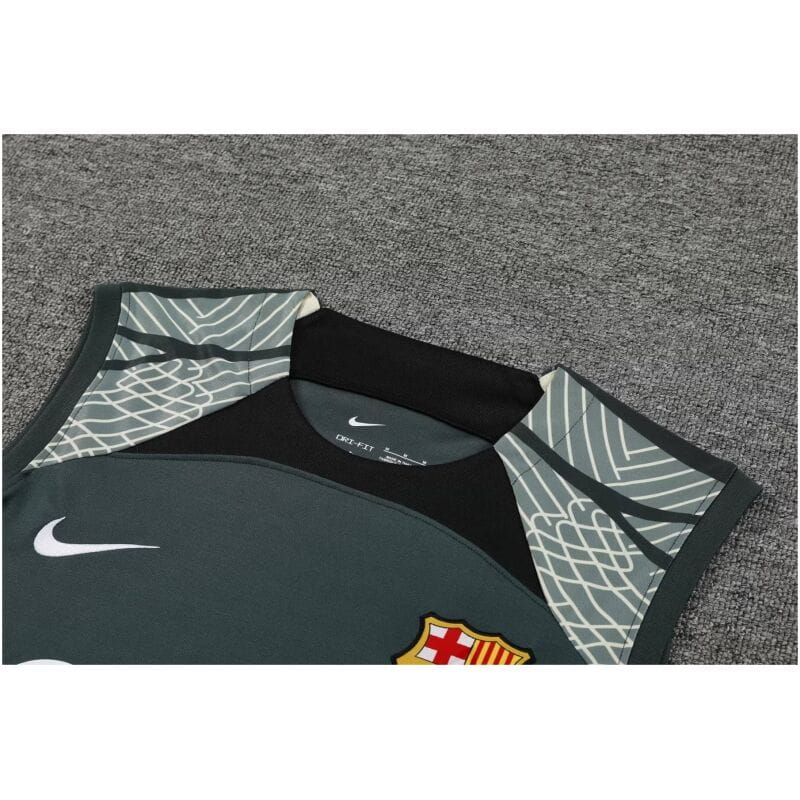 Mens Barcelona Singlet Suit Dark Grey 2023/24