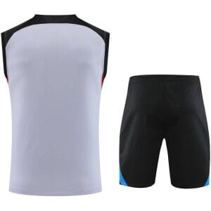 Mens Barcelona Singlet Suit Light Grey 2023/24
