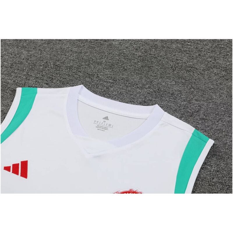 Mens Manchester United Singlet Suit White 2023/24