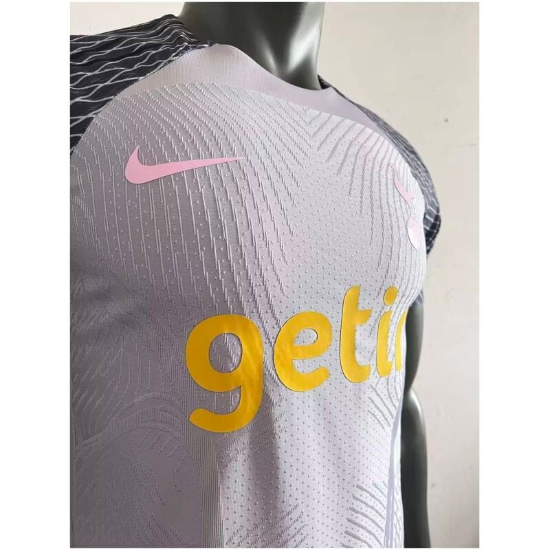Mens Tottenham Hotspur Pre-Match Short Training Authentic Grey Jersey 2023/24 – Match