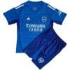 Kids Arsenal Goalkeeper Blue Jersey 2023/24