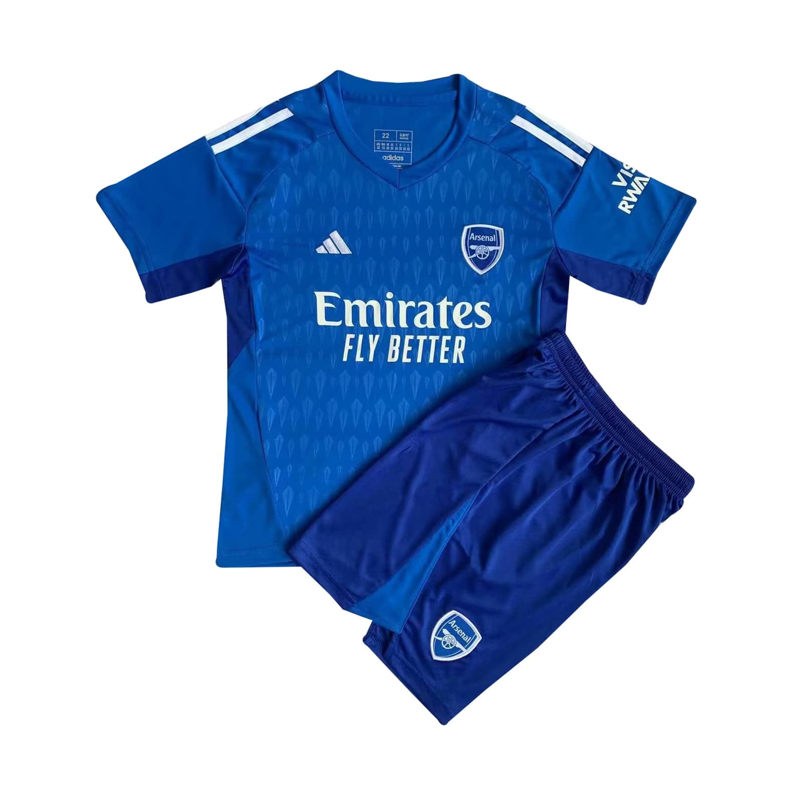 Kids Arsenal Goalkeeper Blue Jersey 2023/24