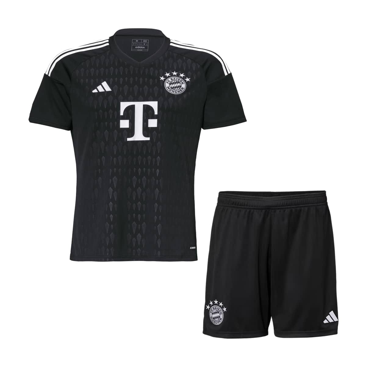 Kinder Bayern München Torwart Trikot schwarz 2023/24