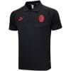 Mens AC Milan Polo Shirt Black 2023/24