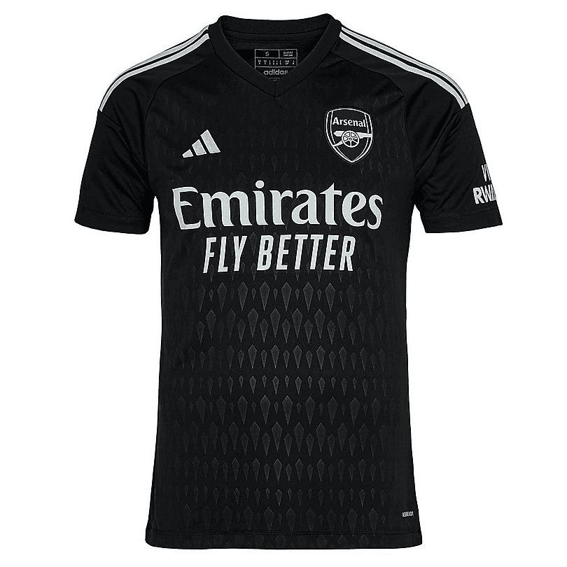 Mens Arsenal Goalkeeper Black Jersey 2023/24