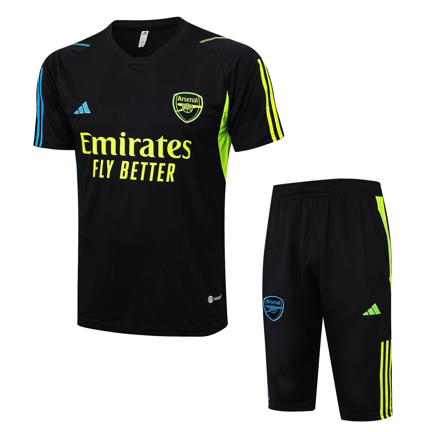 Mens Arsenal Short Training Suit Black 2023/24
