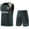 Mens Barcelona Singlet Suit Dark Grey 2023/24