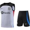 Mens Barcelona Singlet Suit Light Grey 2023/24