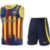 Mens Barcelona Singlet Suit Yellow 2023/24