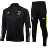 Mens Juventus Jacket + Pants Training Suit Black 2023/24