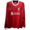 Mens Liverpool Home Jersey Long Sleeve 2023/24