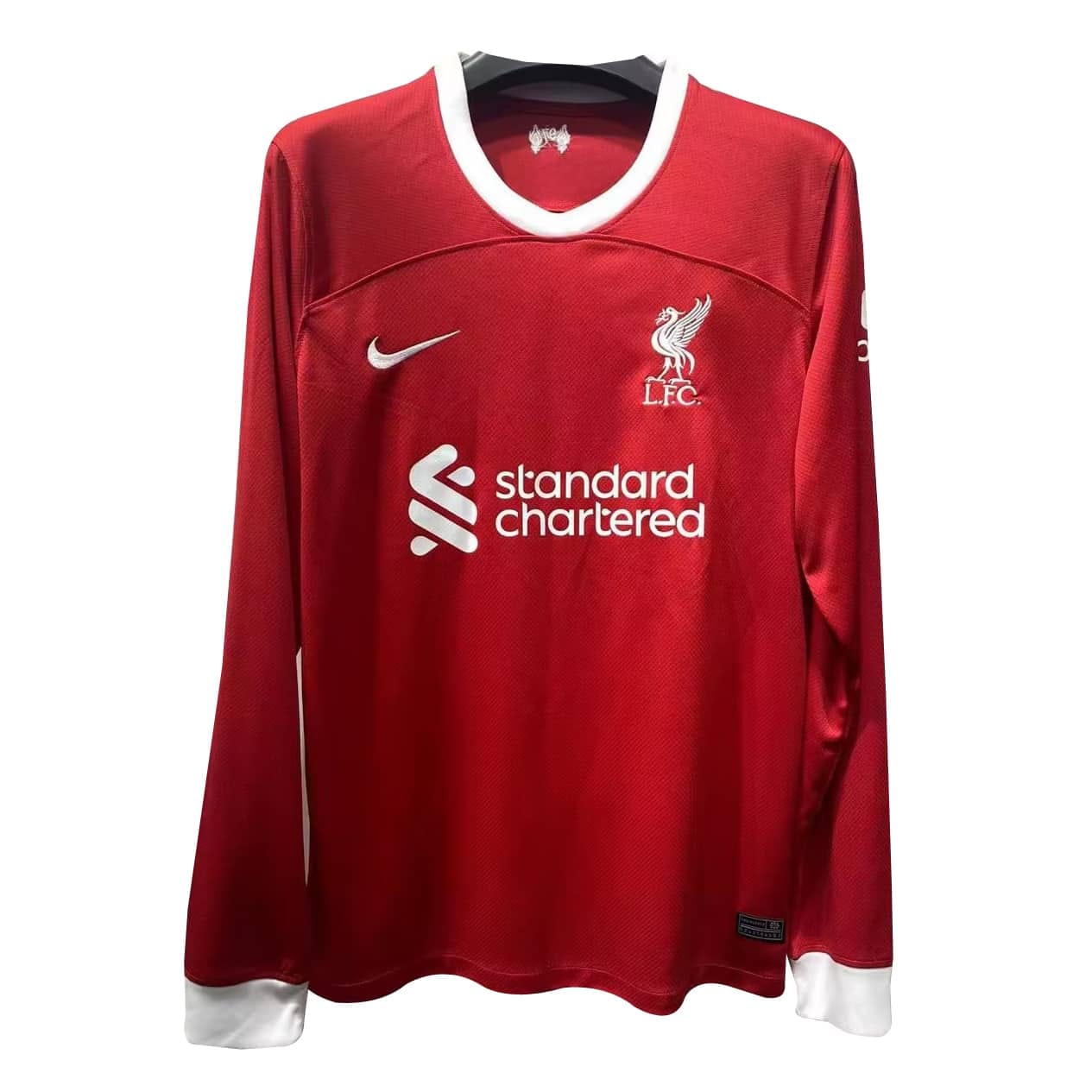 Mens Liverpool Home Jersey Long Sleeve 2023/24