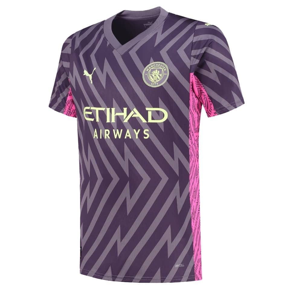 Mens Manchester City Goalkeepr Purple Jersey 2023/24