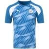 Mens Manchester City Short Training Jersey Blue 2023/24