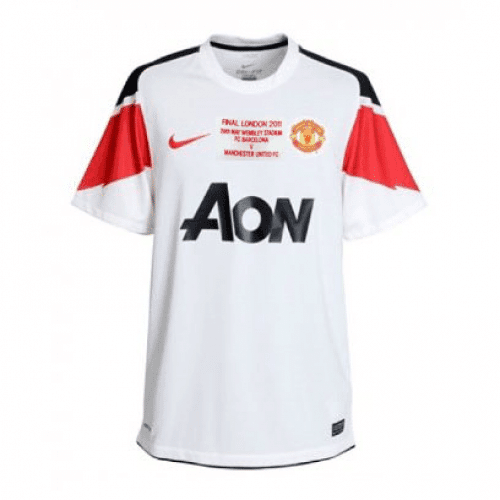 Mens Manchester United Retro Away Champions League Jersey 2010/11