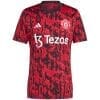 Mens Manchester United Short Training Jersey Red 2023/24