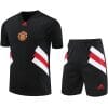 Mens Manchester United Short Training Suit Black 2023/24