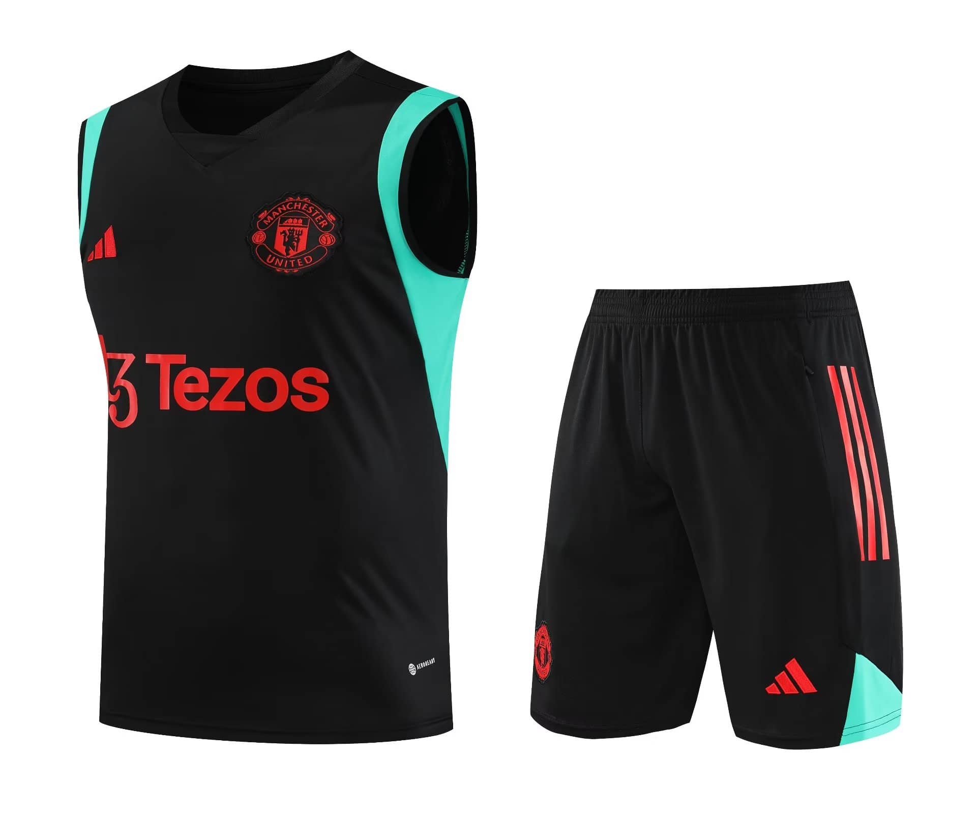 Mens Manchester United Singlet Suit Black II 2023/24
