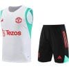 Mens Manchester United Singlet Suit White 2023/24