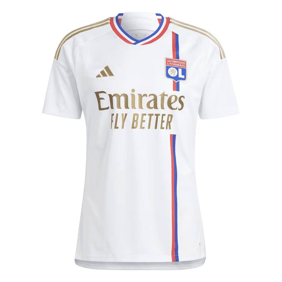 Mens Olympique Lyonnais Home Jersey 2023/24