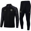 Mens PSG x Jordans Jacket + Pants Training Suit Black II 2023/24