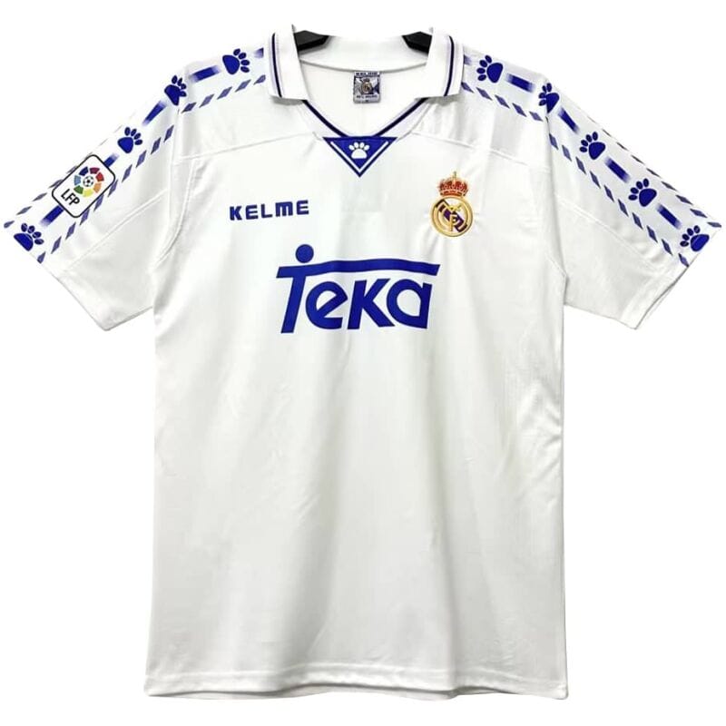 Mens Real Madrid Retro Home Jersey 1996/97