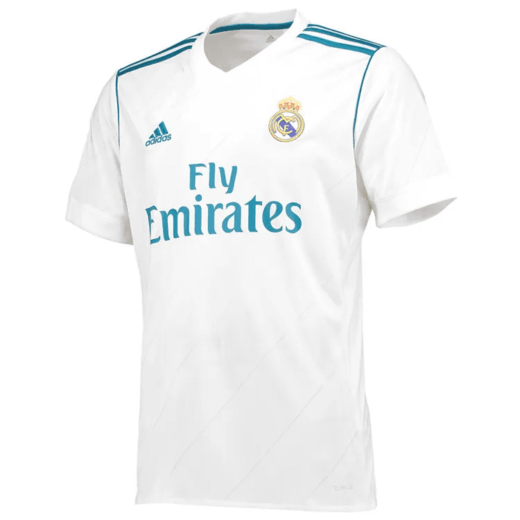 Mens Real Madrid Retro Home Jersey 2017/18
